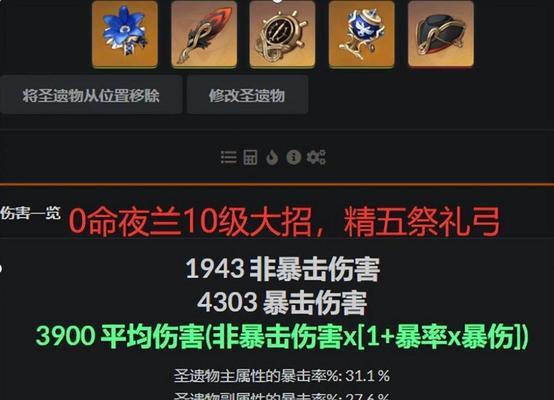 原神夜兰圣遗物词条怎么算？装备词条优先级推荐是什么？  第2张