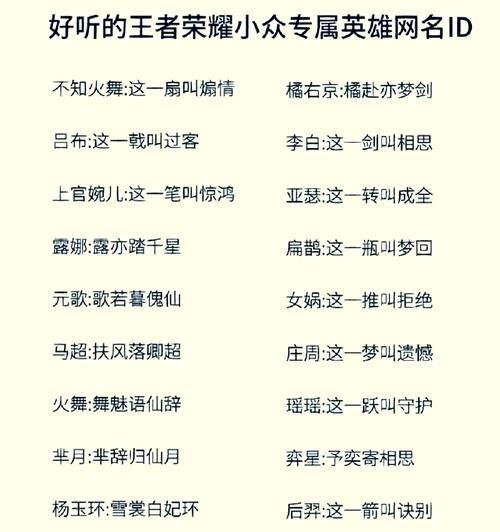 王者荣耀取名技巧是什么？如何取一个好名字？  第2张