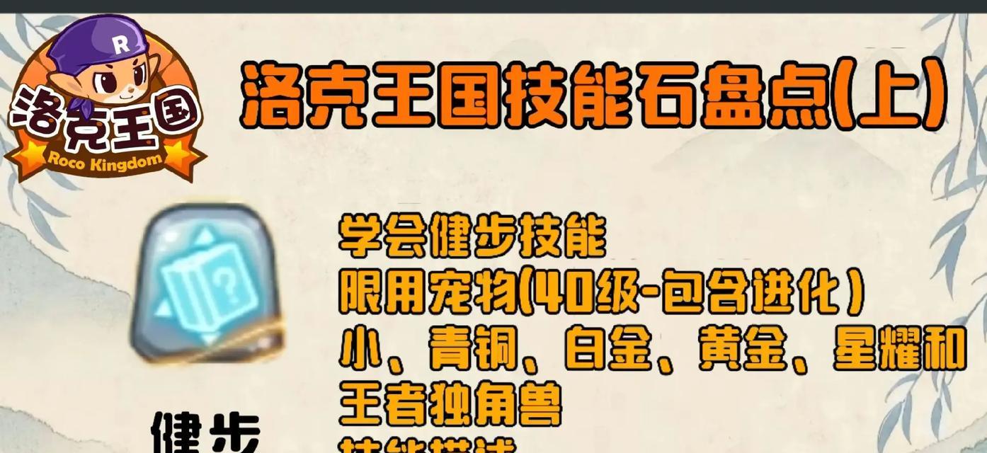 洛克王国怎么洗精力石？精力石的洗练方法是什么？  第2张