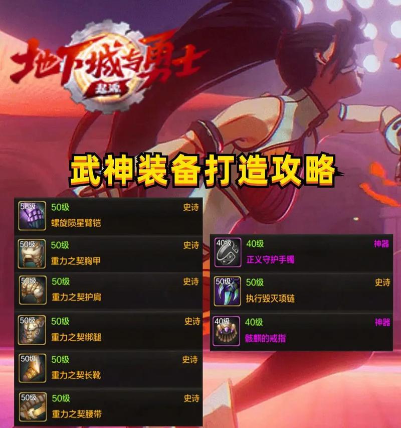 地下城武神套装选择标准是什么？  第3张