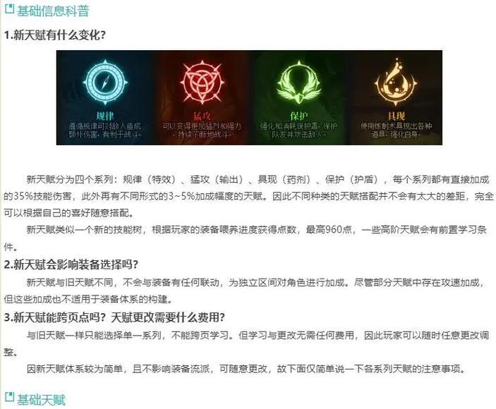 DNF新天赋系统如何加点？新天赋系统的特点是什么？  第2张